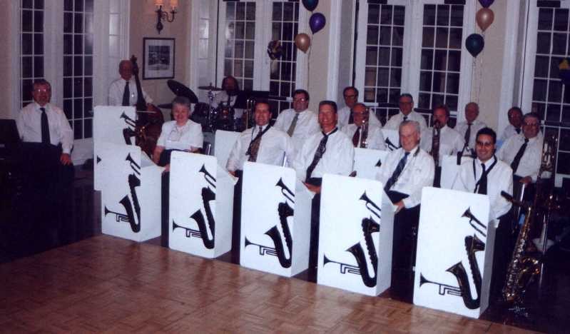 The Dance Band (as it was known then) at a Friars gig.